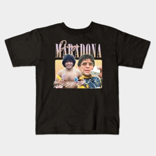 Diego Maradona / Retro 90s Aesthetic Kids T-Shirt